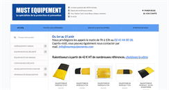 Desktop Screenshot of mustequipements.com