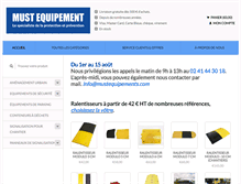 Tablet Screenshot of mustequipements.com